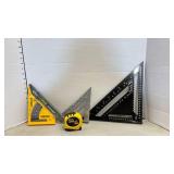 Carpenter Squares and a measuring tape