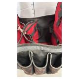 Tool pouch, chisels, socket set and more
