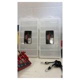 Drill bits, Sockets, parts organizers and more