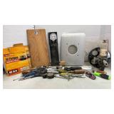 Garage Items, including Starrett ProSite Miter Protractor