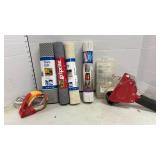 Non slip liners, screws and tape
