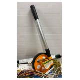 Measuring wheel, wires, wire-nuts, chain and more