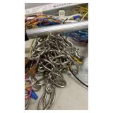 Measuring wheel, wires, wire-nuts, chain and more