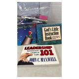 Bag of pens, Iron on designs, small inspirational books and more