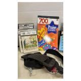 Note cards, wooden star puzzle, disposable camera, Jillian Michaels workout cd and more
