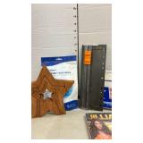 Note cards, wooden star puzzle, disposable camera, Jillian Michaels workout cd and more