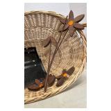 Large Basket, wooden flower needs repair, and more
