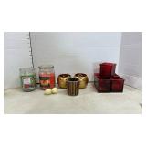 Candles and Candle holders