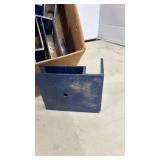 Box of Metal Brackets 5 inches by 4 inches