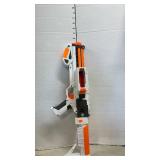 Nerf guns and a bat