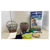 Magna Screen, Metal basket, planter and more