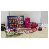 Political Button Collection, Plastic Tips, Boomz Speaker and More