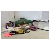 Iron Storage Case, Gone Fishing Wall Decor, face masks and brackets and More