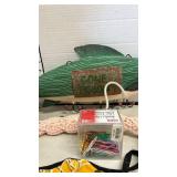 Iron Storage Case, Gone Fishing Wall Decor, face masks and brackets and More