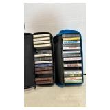 Two Cassette Cases with Cassettes