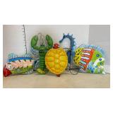 Metal Wall Decor Ocean Themed