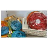 Two stackable organizers with Party Lanterns 4 Large and 15 small