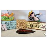 Fun pool and patio signs
