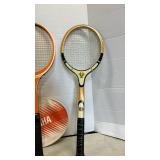 Three Tennis Rackets