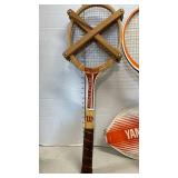 Three Tennis Rackets