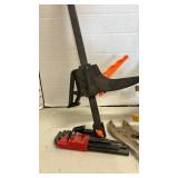 Clamps, ViceGrip and hex key wrenches