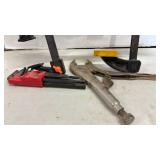 Clamps, ViceGrip and hex key wrenches