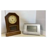 Mantel Clock Cabinet and Atomic Clock