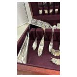 Nobility Plate Flatware Set in wooden box - Two different patterns