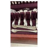 Nobility Plate Flatware Set in wooden box - Two different patterns