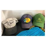 Ball caps, scarves, and gloves