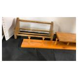 Home decor, coat rack 29 inches , shelf 17 inches  and towel bar 18 inches