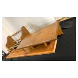Home decor, coat rack 29 inches , shelf 17 inches  and towel bar 18 inches