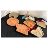 Misc terracotta cookie cutters