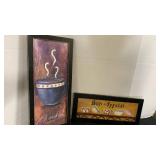 Wall hangings 22x9 and smaller