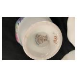 English Fine Bone China Tea Cups and Saucers Set