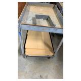 Rolling cart 31x36x24 and partial board