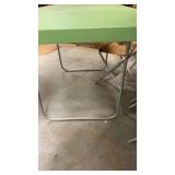 Folding table with 4 stools 28x60x24