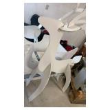Sleigh with 3 reindeer 34x50x25 reindeer 60x38