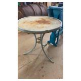 Metal table 24x24