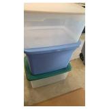 Sterilite storage bins