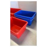 Plastic bins
