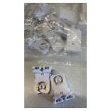 Door knob accessories, lamp holders and plastic pipe