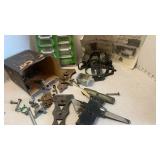 Gate hinges, chest handles and more