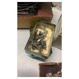 Vintage Singer Sewing Machine with Attachments