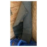Top soil, ice melt and mat