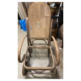 Rattan rocking chair 42x21x18