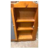 Vintage Wooden Wall medicine  Cabinet with Glass Door 28x17