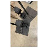 Metal adjustable sign display holder
