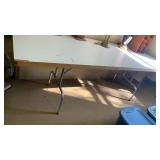Wooden Folding table with laminate  top 33x97x36