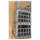 3 plastic crates 10x14x12